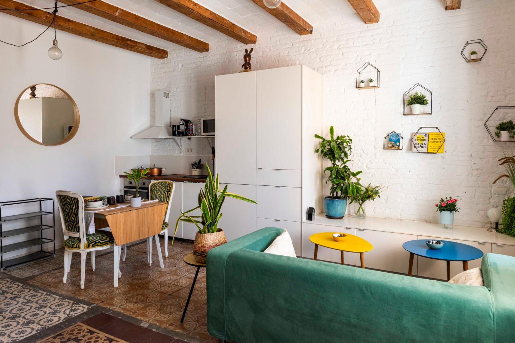 Enchanting 2 Bedroom Flat With Terrace Near Placa Espanya 바르셀로나 외부 사진
